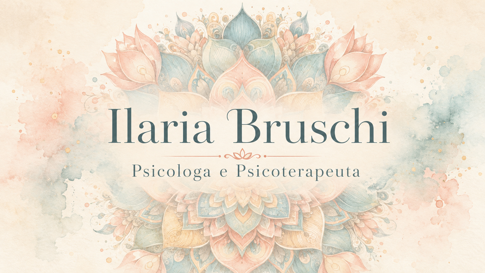Ilaria Bruschi Psicoterapeuta